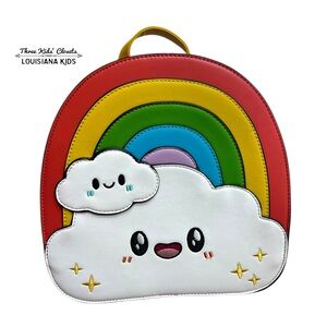 Squishable Mini Rainbow Cloud Backpack Bag